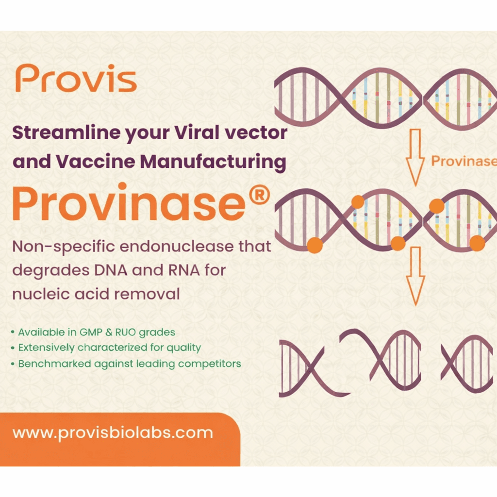 Provinase®: GMP Endonuclease for DNA Clearance in Vaccine Production and Cell & Gene Therapy
