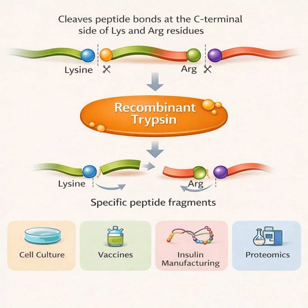 Trypsin Cleavage Diagram